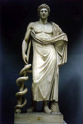 アスクレピオス像