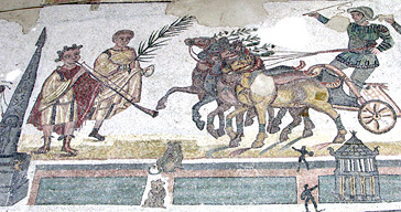 mosaic of charioteer