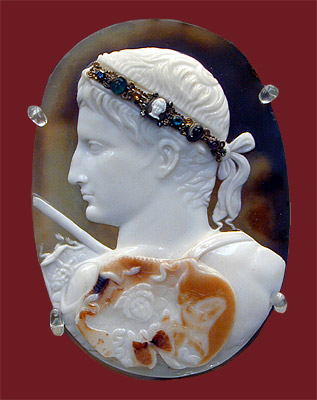 cameo of Augustus with aegis