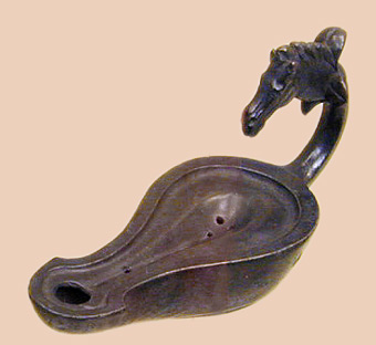 bronze lamp