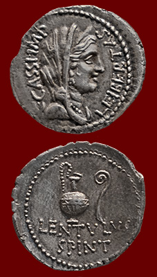 coin of Gaius Cassius Longinus