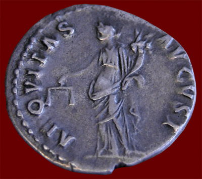 Aequitas denarius of Nerva