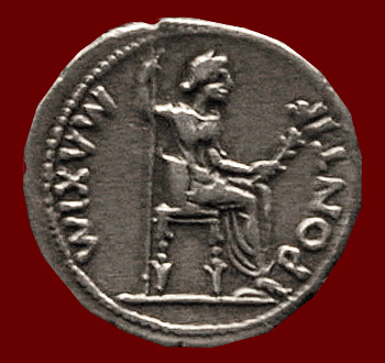 coin of Tiberius with Livia