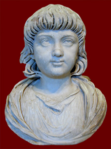 bust of a young girl