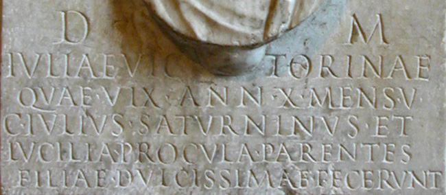 Victorina inscription