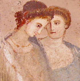 fresco:young & mature woman