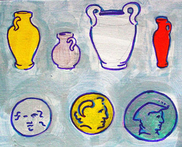 Eleanor Pyle, Greek Vases and Money, 2003