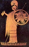Red figure Athena by the Berlin Painter, Ciba Collection