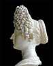 bust of woman with Flavian hairstyle