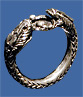 silver snake ring